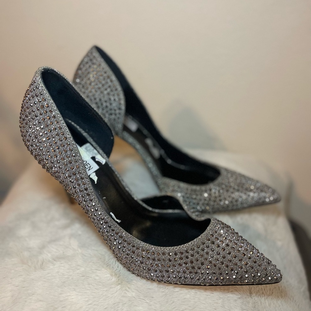 Antonio Melani Black Sequence -  4" High Heel - Size 8.5